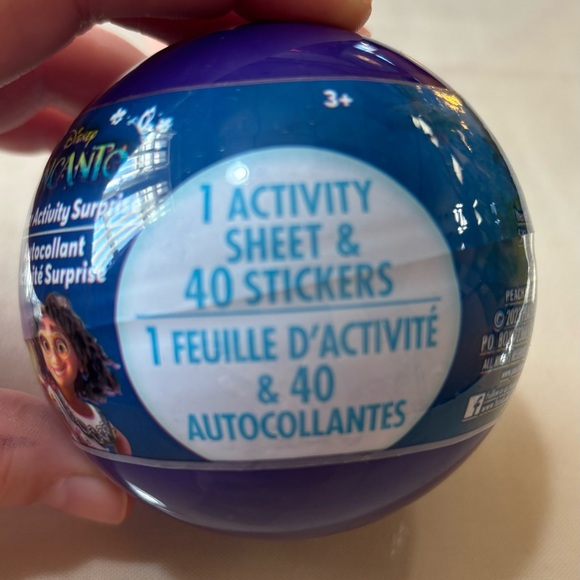 Disney Encanto Purple Sticker Activity Ball - Picture 2 of 2
